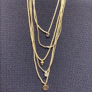 White House Black Market layered necklace